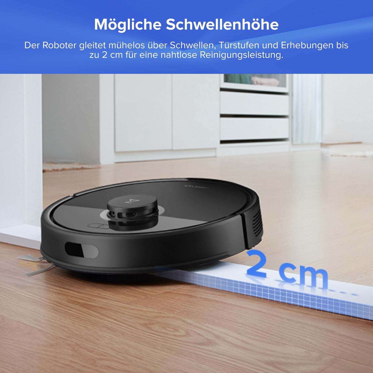 Roborock Q7 L5+ Saugroboter mit Staubentleerung, 8000 Pa Schwarz