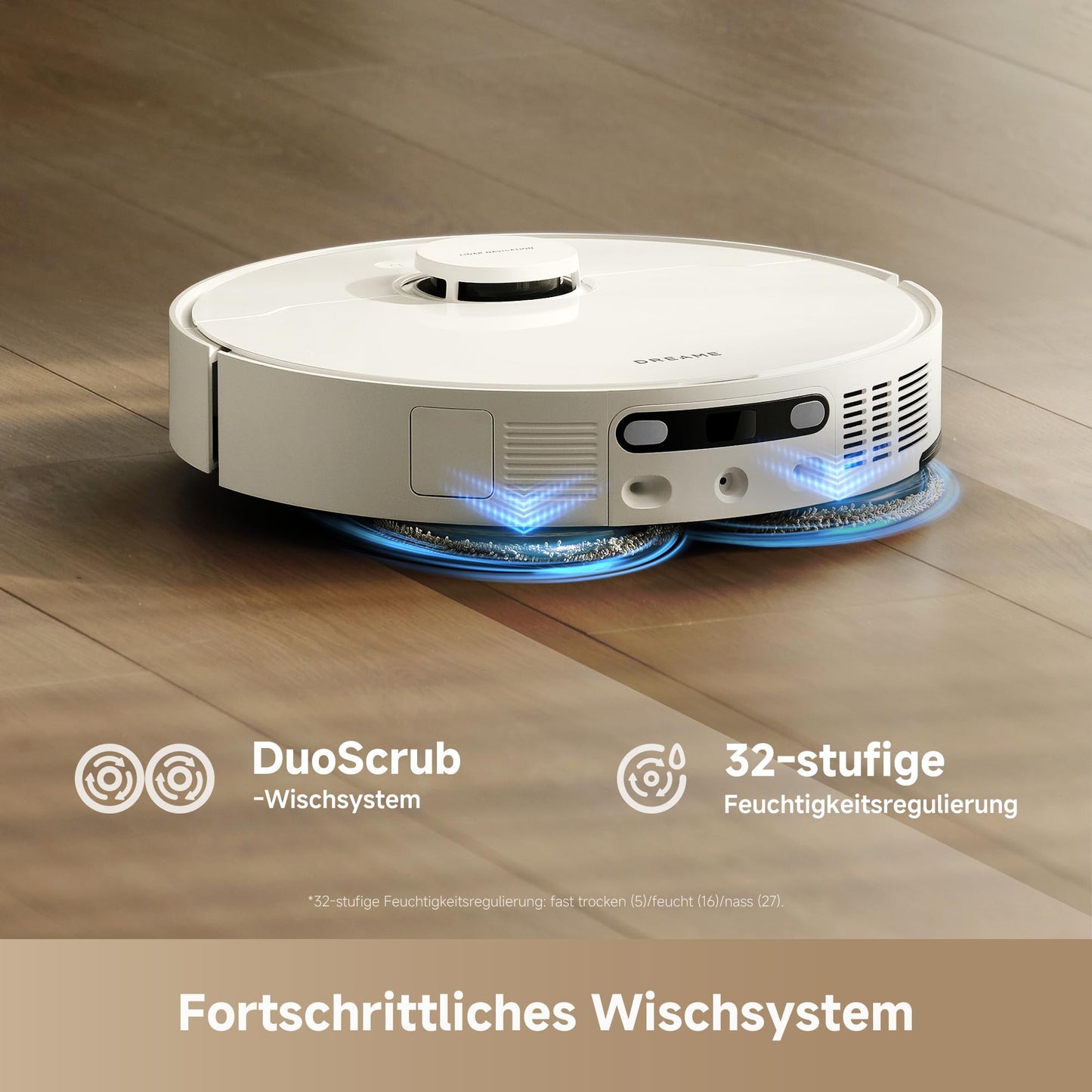 Dreame L10s Ultra Gen 3 Saugroboter mit Wischfunktion, 25000 Pa